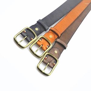 Belts Vegetable Tanned Italian Leather Handmade Sewing Belt Classic Designs For Jeans
