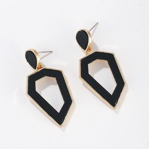 Baumelnde Ohrringe Gojomem Vintage Holzanhänger Geometrisch Unregelmäßige Form Tropfenohrring Für Frauen Geburtstag Personalisierter Modeschmuck