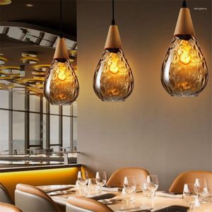 Pendellampor bar belysning b￤rnsten glas kitche ljus modern lampa el tr￤rljus rum studiekontor tak gl￶dlampan inkluderar