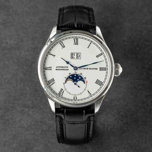 Superclone lw zegarek Seagull ST25 Automatyczny ruch mechaniczny ruch Real Moonphase Mężczyźni zegarki luksusowe retro zegar reloJ hombre sappire