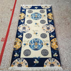 Tappeti in lana soggiorno moquette moquette 3d pavimento in stile nazionale decorazione camera da letto grande corridoio da comodino tappetino