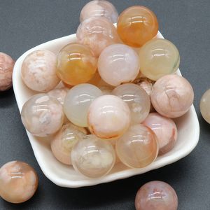 Natural 8/10/16/18/20mm Non-porous-ball No Holes Undrilled Chakra Gemstone Sphere Collection Healing Reiki Decor Vitellite Stone Balls Beads