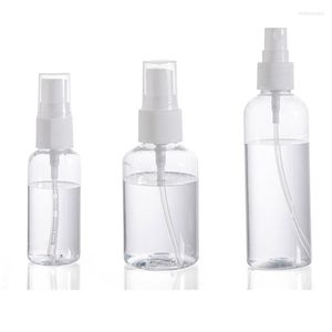 Storage Bottles E7CF 30/50/100ml Clear Empty Mini Spray Refillable Container Pocket Size Sprayer Set Cleaning Solution Make-up Bottle