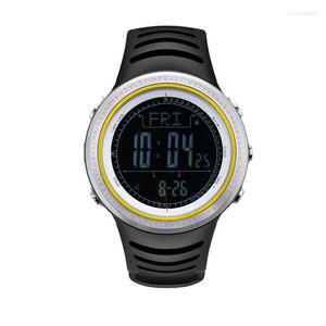 Нарученные часы Sunroad 2022 Мужчины спортивные часы водонепроницаемые альтиметровые барометр Компас цифровой армии. Наручительные. Hombre Clock