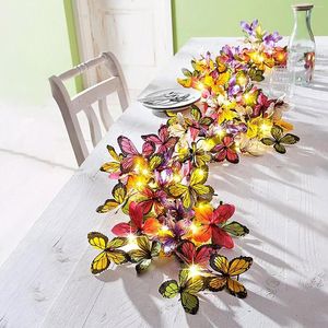 Party Decoration Dragon Light Sign Butterfly Chain Desk Window Sill Mirror Frame LED Lights For Favors