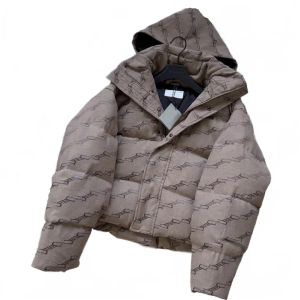 Designer Men's Trench Coat Hooded Parka Fashion Winter Business Long Thick Slim Coat Jacket Parker Men's Clothing Logo Embroidery