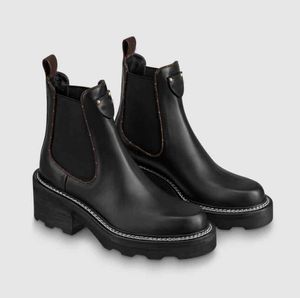 Beaubourg Ankel Boots Women's Boots Fashion Designer Winter Brand Martin Black Calf Leather Party Wedding