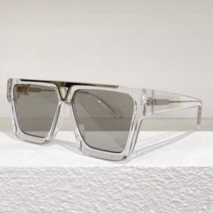 Luxus Sonnenbrille klarer Rahmen Z1681E Herren Designer Beweis Sonnenbrille 10.0 Dicke Stereo -Quadratlinsen Mode Einfacher Stil UV400 Resistant