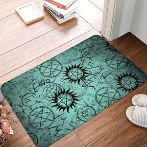 Mattor Supernatural Bedroom Mat Teal Doormat Kitchen Balkony Matta Home Decor 221104