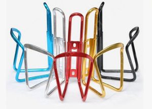 Vattenflaskor Burar Färgade aluminiumlegering Bicycle Accessories Mountain Bike Kettle Holder Multi-färgalternativ