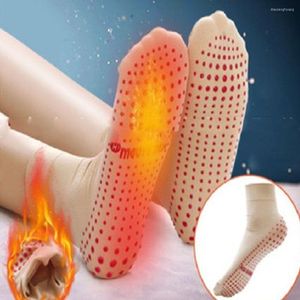Men's Socks Self Heating Unisex 1 Pcs Pain Relief Comfortable Breathable Massage Anti-Freezing Winter Warm Foot