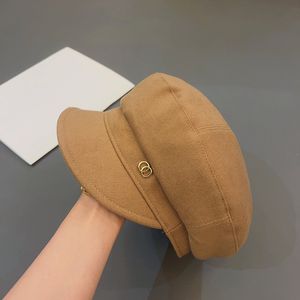 Designer Berets Mode Damen Hüte Luxus Militär Stil Kappe Klassische Buchstaben Muster Kappen Straße Herren Baskenmütze Casual C Hut 3 Farben 2022