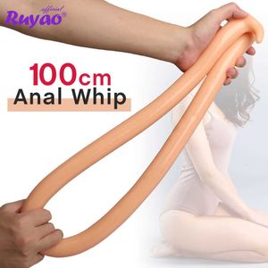 Masser Butt Pild Pulls 100cm Plug Butt Dilator Expander anus masturbator massage massage érotique Sex Toys for Woman Men Long Buttplug Anal Perles