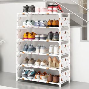 Kleideraufbewahrung, einfacher Schuhregal, Organizer, Vliesstoff, Flur, Eingangsbereich, Schrank, platzsparend, Ständer, Halter, vertikales Regal