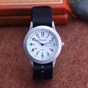 HBP Business Watches Canvas Strap Mens Watch Luminous Hands Quartz Wristwatches Casual Wristwatch Souvenirs Montres de Luxe