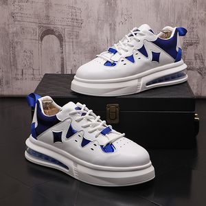 Scarpe da sposa per feste in stile europeo Moda Comode e traspiranti Sport Casual Sneaker Punta tonda Cuscino d'aria Business Leisure Driving Walking Mocassini C36