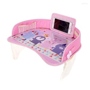 Kinderwagen Teile Cartoon Multi-funktionale Auto Kind Sicherheit Sitz Baby Essen Zeichnung Tisch Wasserdichte Tablett Infant Zubehör