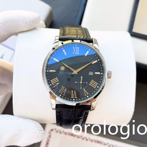 Boutique maschile da uomo Movimento meccanico automatico 316 Canna in pelle in acciaio inossidabile cinghia da 40 mm Nobile