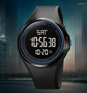 Wristwatches SKMEI Fashion Japan Digital Movement Men Wrist Watches 5Bar Waterproof Countdown Clock Sports Watch Relogio Masculino 1810