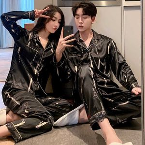 MEN'S Sleepwear Pajamas for Women 2021 New Home Wear Autumn Snight Pijamas Lounge Lounge Wear Men Pajama Set Pajamas Men T221103