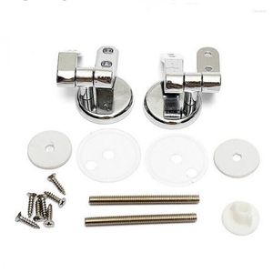 Bath Accessory Set Replacement Alloy Universal Toilet Seat Hinges Mountings With Fittings Screws Kit For El Bathroom Accessories