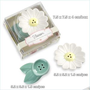 Soaps Lovely Ceramics Baby Shower Favors Thai Plumeria Rubra Sässtigande Pot Sun Flower Spice Jar Originalitet Utsquisite Gift 4 3BLB1 D DHKDP