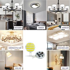 AC12V LED G4 Yuvarlak Spotlight Ampul 2W 3W 5730 24LES Titreşim Aralık Yok Kaput Işıkları Değiştirin 20W Halojen Lambası