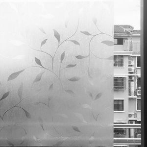 Window Stickers Frosted Static Film Glass OpaqueTranslucent Foil Decorative Branch