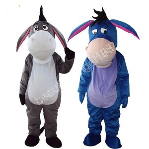 Jul åsna maskot kostym tecknad karaktär outfit kostym halloween vuxna storlek födelsedagsfest utomhus outfit välgörenhetsaktiviteter