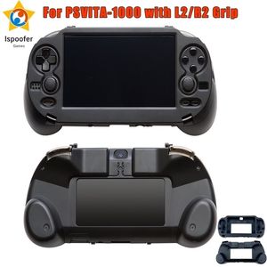 Tillbehörbuntar Frosted Handgrepp Joypad Stand Case med L2 R2 Trigger -knapp för PSV 1000 PS Vita PSV1000 1000 Game Console Accessorie 221105