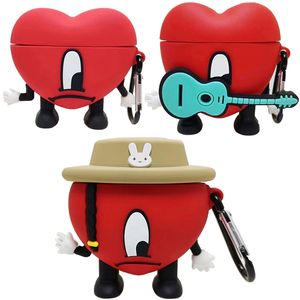 Hot Creative Love Doll Case Headset Accessories for AirPods 1/2/3/Pro/Pro 2 Bluetooth Earphone Silicone Protective Case Mixed