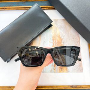 Tasarımcı Güneş Gözlüğü Popüler Tasarımcı Kadın Moda Retro Kedi Gözü Şey Çerçeve Gözlükleri Yaz boş zamanları vahşi stil koruma Gelin Karışım Match Siparişi SL276 Gözlük Adam