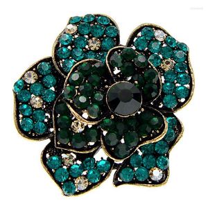 Brosches Cindy Xiang Rhinestone Stor Camellia Flower for Women Vintage Fashion Winter Brosch Pin 3 F￤rger Tillg￤nglig bra g￥va