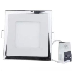 10W Square downlight Die-casting aluminum Acrylic material mini LED Panel Light Recessed Ceiling Panel Lights Warm Cool White250R