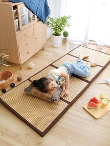 Yastık Japon Tatami Mat Katlama Koltuk Çocuk Kat S Büyük Taşınabilir Açık Kamp Meditasyon