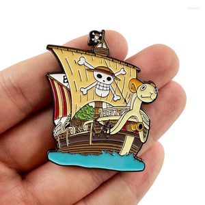 Broszki piracki okręt Enamel Pin Anime Pins Rok Gift Manga Japońska teczka na broszki na plecak na ubrania fajne