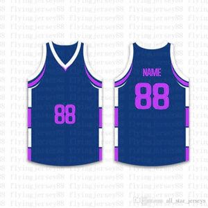 Лучшие баскетбольные майки мужская вышивка S Jersey Basketball Frush City City Дешевая оптом любое название любого размера номера S-XXL 55