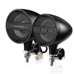 Altoparlanti portatili 12V Moto MP3 Altoparlante impermeabile Bluetooth senza fili Audio Altoparlante per manubrio in metallo Altoparlante per radio U Disk Play 221105