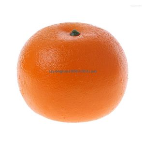 パーティーデコレーションP82D人工オレンジフォーム素材の偽の農業ガーデニングディスプレイのための成熟した果物dolのためのディスプレイ