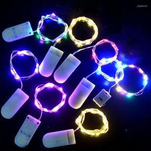 Strings 5Pcs Copper Wire LED String Lights Christmas Fairy Decorations Garland Outdoor Garden Wedding Party Decor Light