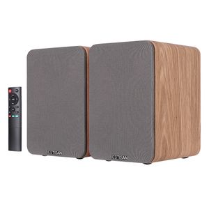Portabla högtalare 80W Subwoofer Soundbar HIFI -högtalare Bluetooth Boombox Wood Bookhelf Speakers 20 Home Theater System Bass Effect for PC TV 221105