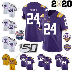 Man Kids Woman LSU Tigers NCAA College Football 22 Clyde Edwards-Helaire Jerseys Jamarr Chase Justin