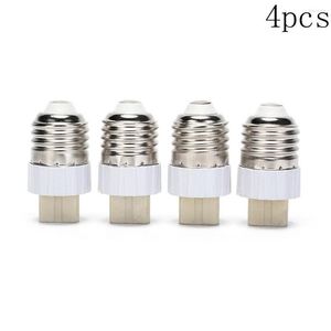 Suportes de lâmpada 4 pcs e27 a G9 Conversor adaptador de soquete de base para lâmpada LED