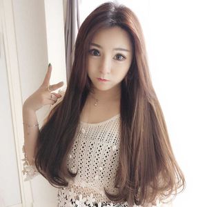 Hair Lace Wigs for Women's Long Straight Hair Invisible U-shaped Wig Piece