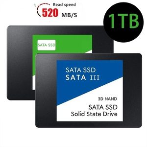 Hårddiskar Bärbar SSD 500GB 2,5 tum SAT III ssd 1TB för bärbar dator Desktop Intern Solid State 221105