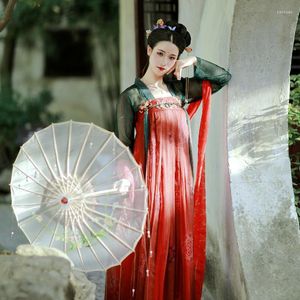 Abbigliamento da palcoscenico Hanfu China Ancient Fairy Princess Costume Women Cinese Dress Chinese Female Tang Suit Folk SL1255
