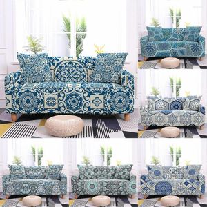 Stol t￤cker vintage blomm￶nster stretch soffa t￤cker bohemisk stil slipcovers f￶r vardagsrum enstaka k￤rleksokahandduk