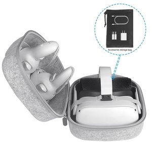 Fodral Skyddsväskor Till Oculus Quest 2/Quest VR Headset Hårt EVA Reseförvaringsväska Bärbar Bekväm bärväska Kontroller Tillbehör 221105