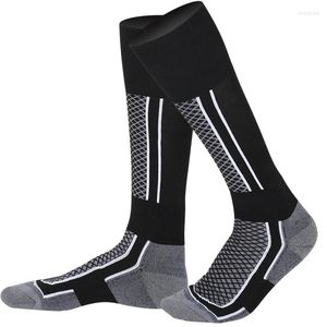 Sports Socks Men Women Compression Long Skiing Skating Running High Elastic Stocking Leg Support Stockings Athletic