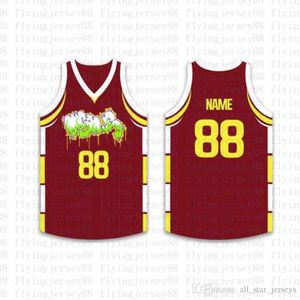 Лучшие баскетбольные майки мужская вышивка S Jersey Basketball Frunte Rube City Cheap Wholesale Любое название любого размера номера S-XXL28